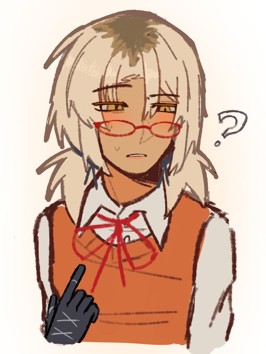 keulblu's tweet photo. this is probably the roughest sketch i have of my oc but yeah her name is veritas and she's part of the debate team and misses monika sometimes (also germaphobic but u didnt rlly need to know that)
#ddlc #ddlcoc https://t.co/CpgkKrRp46