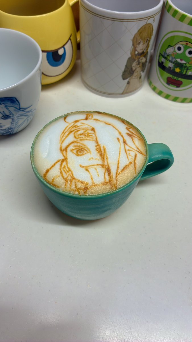 RTIMbd8MT652280's tweet image. まだ描いてみる☕️
芸術は爆発だ💥
 #NARUT
#ラテアート
#ナルト