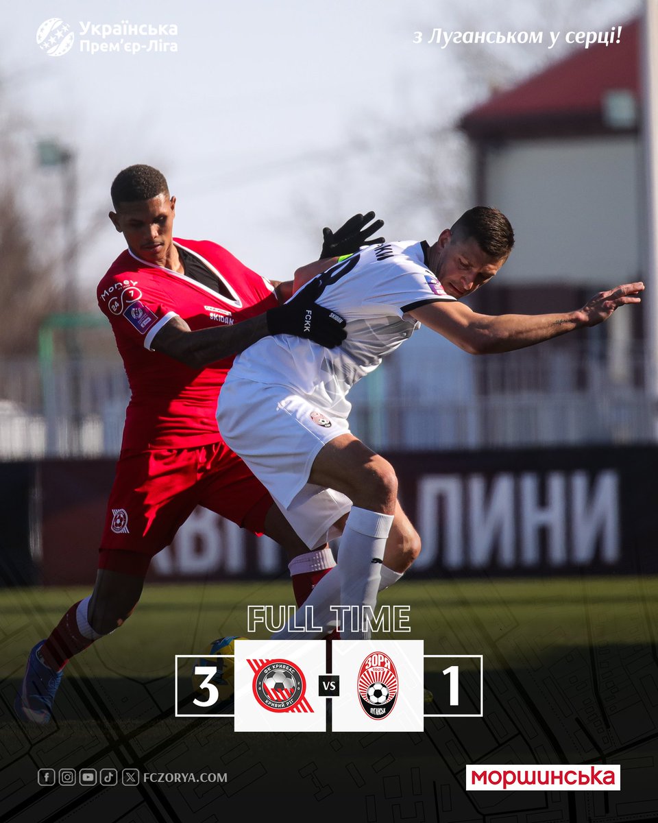 Сьогодні, на жаль, поступаємося «Кривбасу»

⚽️ Голи: Бар Лін 8, Максим Задерака 30, Мендоза 45+2  – Неманья Андушич 2.