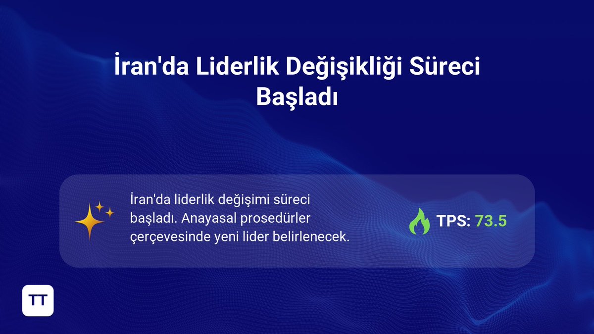 İran'da liderlik değişimi mi? 🇮🇷 Gözler yeni liderde! 👀

🤖 İran'da kritik gelişmeler! Ali Hamaney sonrası için düğmeye basıldı. Kimin lider koltuğuna oturacağı merak konusu!

Detaylar: 👇 🔗
trendiatr.com/trend/iranda-a…

#Siyaset #TrendiaTR #Iran