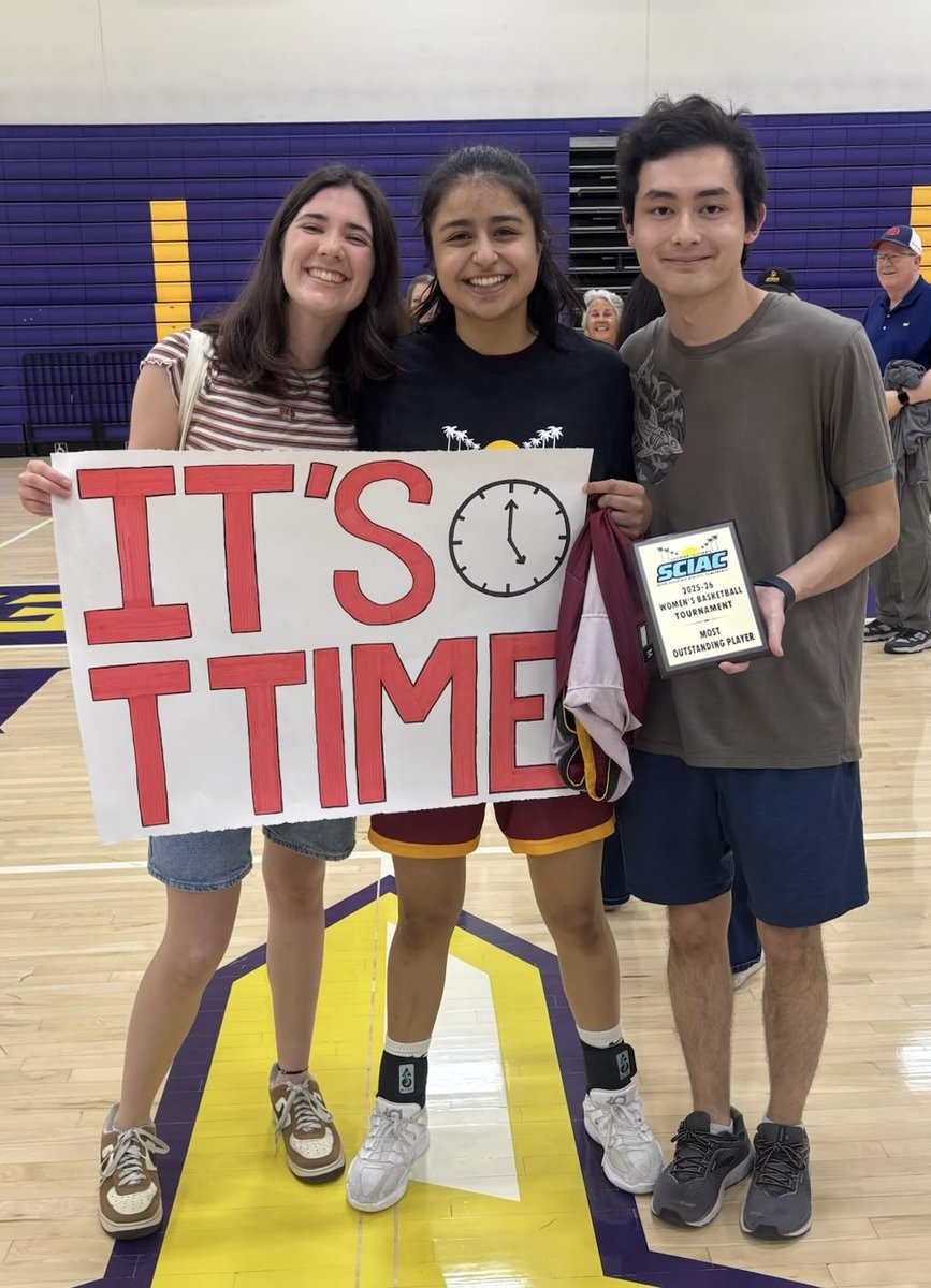 rohit_ghai's tweet photo. Congrats to @cmswbasketball for winning the SCIAC championship ! @tanyaughai so proud of you for winning MVP @theSCIAC tournament and much more so for being an amazing teammate.  You know it’s T-time when everyone thinks the game is done and then MAGIC unfolds ! @AthleticsCMS https://t.co/82xJwIWmqc