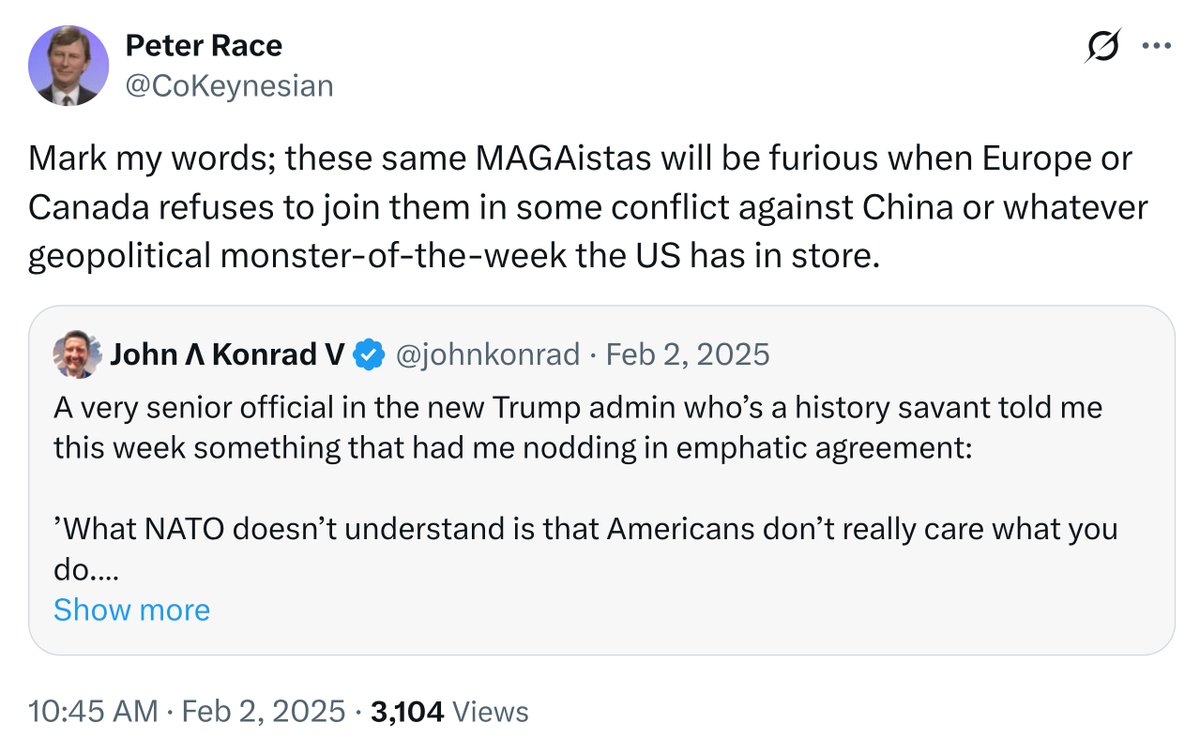 Peter Race tweet media