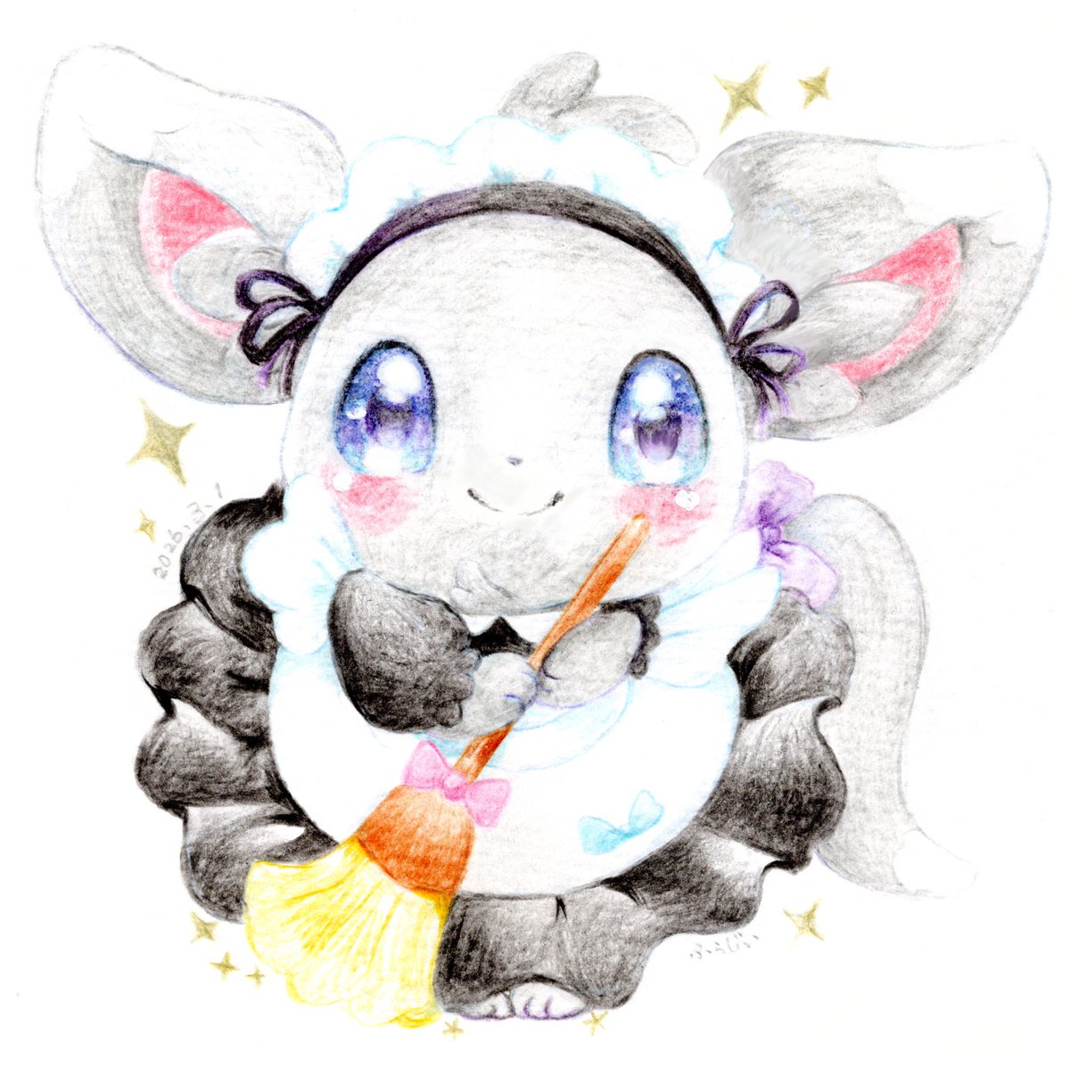 チラチラメイド🧹✨ #チラーミィの日