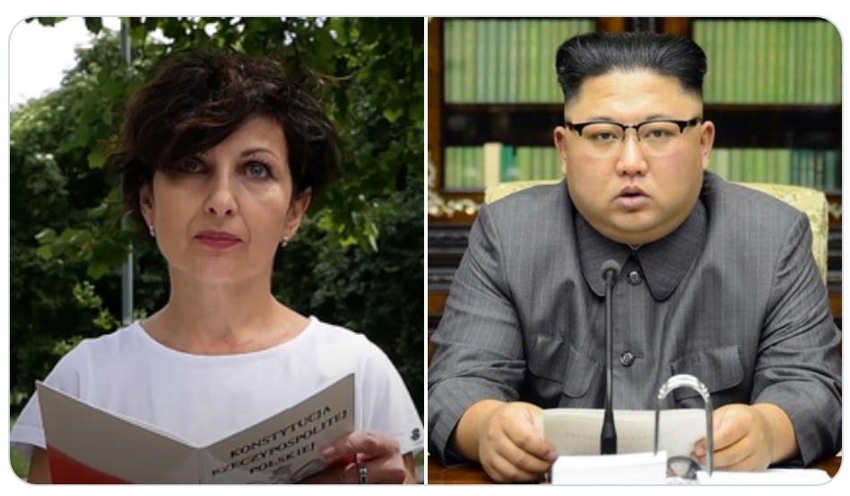 Wielka Rodzina KIM-ów
=====================
Renata Kim(KOrea-nad-Wisłą) ------------------- Kim Dzong Un(Korea Płn.)