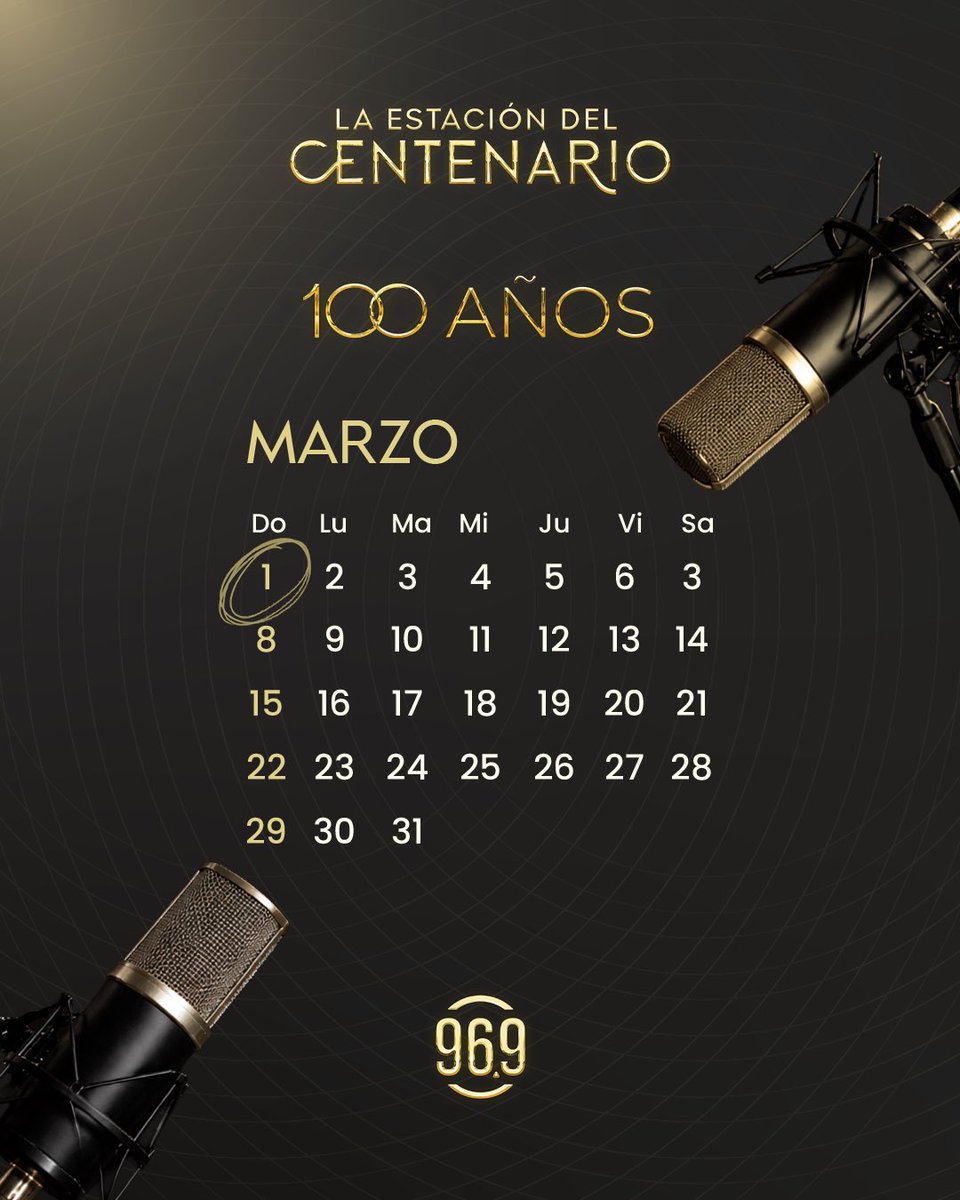 Una fecha que ya es parte de la historia de El Salvador.🗓️🇸🇻

Hoy celebramos 100 años de una voz que ha acompañado generaciones y que sigue latiendo al ritmo de su gente.📻

Un día para recordar, agradecer y celebrar en grande.🙌🏻🎙️