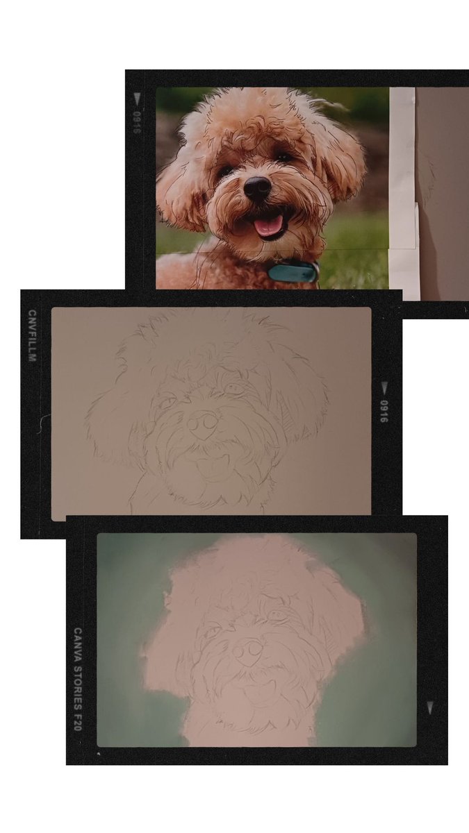 Tampuipui's tweet photo. #dog #pastel https://t.co/GQV8U7POpj