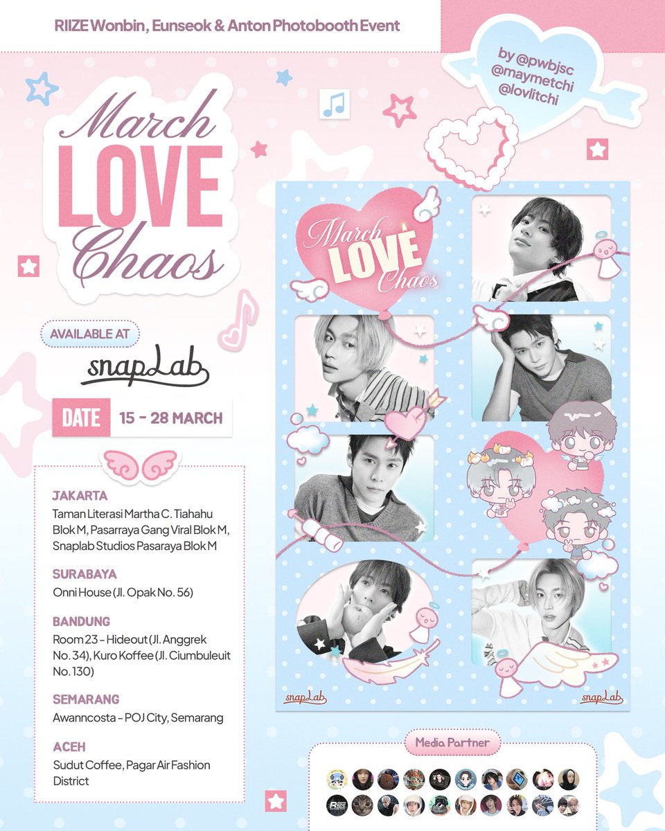 lovlitchi's tweet photo. ·˚ʚ 𝐌𝐚𝐫𝐜𝐡 𝐋𝐨𝐯𝐞 𝐂𝐡𝐚𝐨𝐬 ɞ˚·
RIIZE Wonbin, Eunseok, and Anton Birthday Photoframe Event 

📮 Snaplab
💌 𓊈 𝟭𝟱.𝟬𝟯.𝟮𝟲 - 𝟮𝟴.𝟬𝟯.𝟮𝟲 𓊉 

Join the chaos &amp; share the love using #MarchLoveChaos ♡(˃͈ᗜ˂͈ ) https://t.co/LVv3Xf3OCj