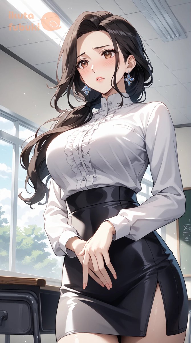 皆さんこんばんは🌙
ショーンさんの素敵なイベント、参加します✨
#AIタイトスカート祭り 
先日の女教師衣装を着た静香さんです💕
こんな先生いたらやる気めっちゃ出たのに😂

SFW. No nudity, no suggestive intent AI Art