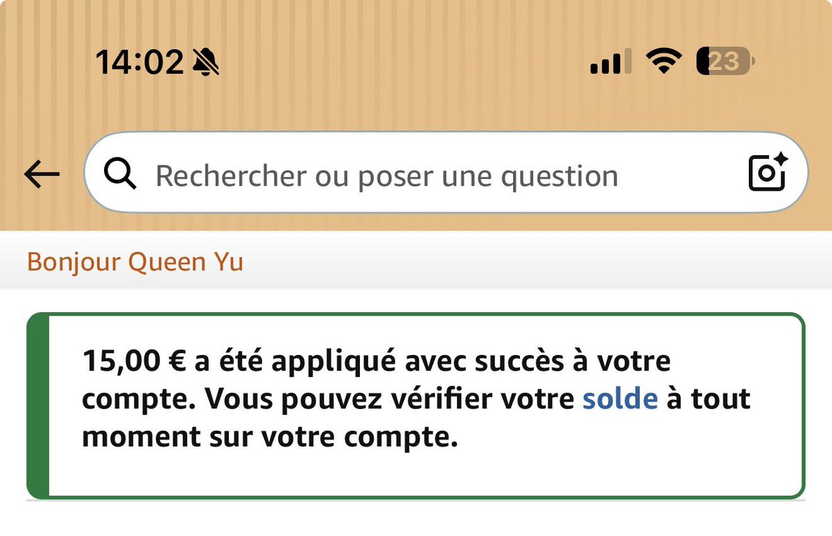 Carte cadeau Amazon du dimanche ✨

J’en veux d’autres !!!