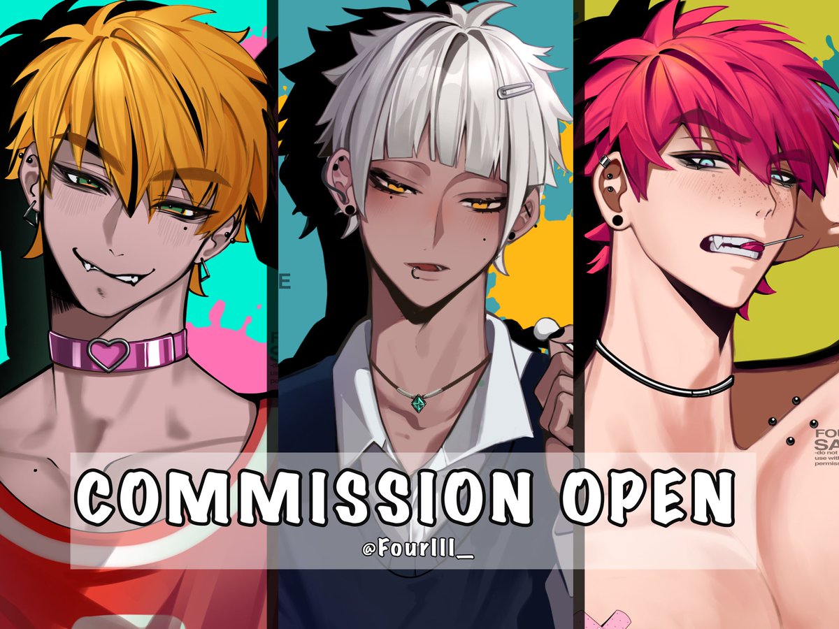 FOUR 👄 VGEN COMMISSION OPEN tweet media