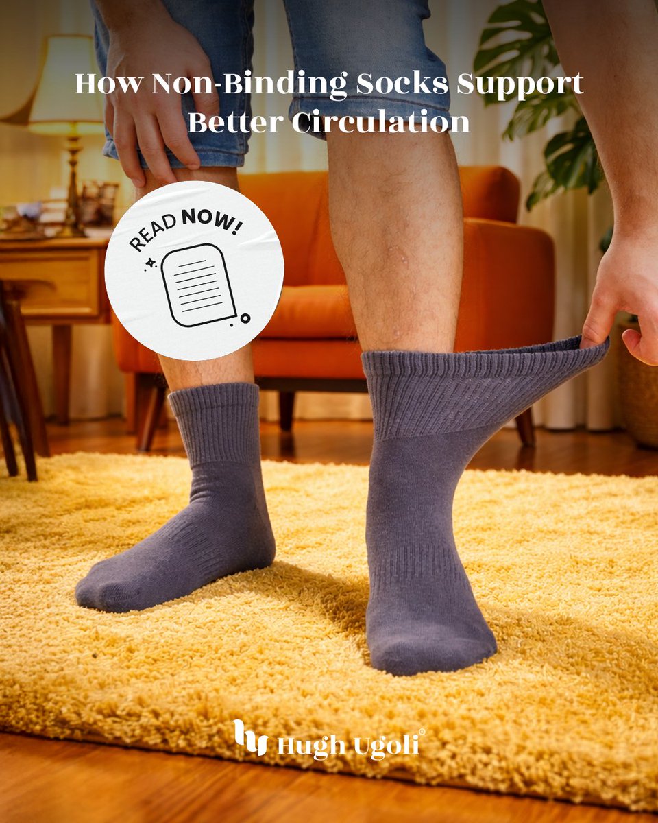 HughUgoliSocks's tweet image. Comfort shouldn’t come at the cost of circulation.🧦✨
Non-binding socks are designed to stay up - without squeezing.
Gentle support. Better circulation. Lasting comfort.👣

Read Now 👉 tinyurl.com/4ua89cdv
 
#HughUgoli #NonBinding #BetterCirculation #diabeticsocks #softsocks