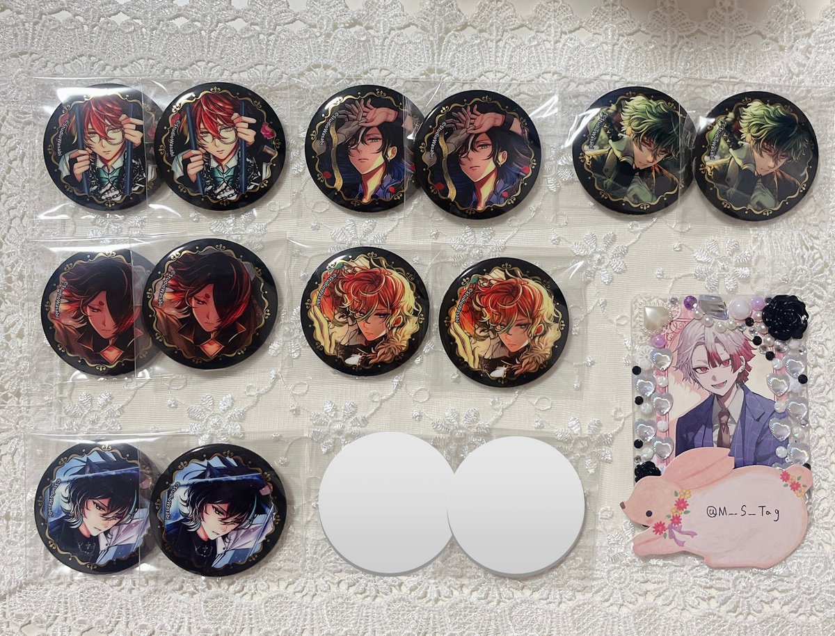 交換】 悪魔執事と黒い猫 あくねこ 缶バッジ 4th Anniversary 4周年 譲