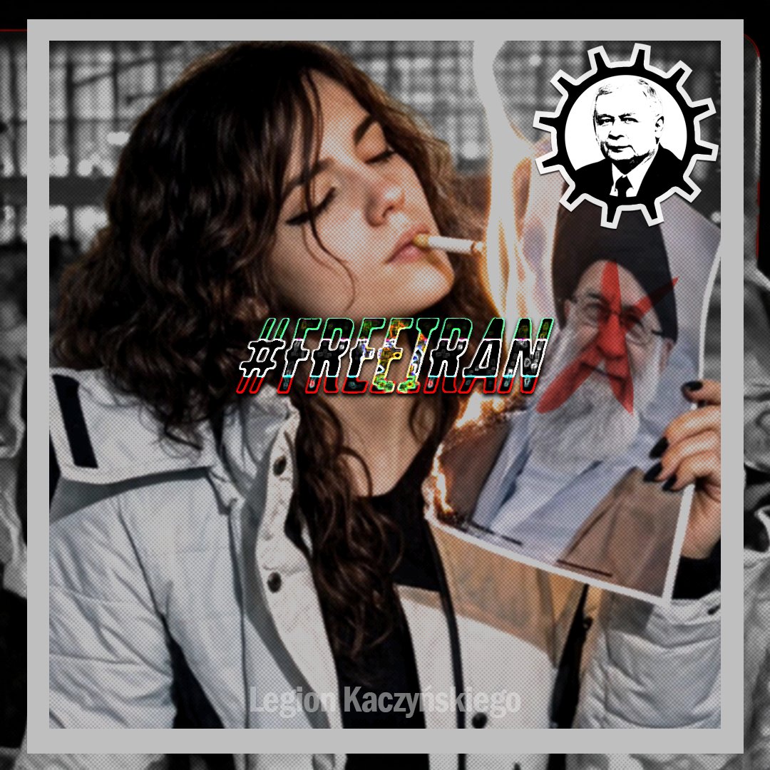 🇮🇷 Pozdrowienia dla wspaniałego narodu perskiego. 

Wygląda na to, że po prawie 50 latach okupacji, prześladowań i mordów w końcu istnieje realna szansa na obalenie ludobójczego, krwawego reżimu ajatollahów i oddanie władzy w ręce Persów, czego Polacy serdecznie im życzą! 🫡