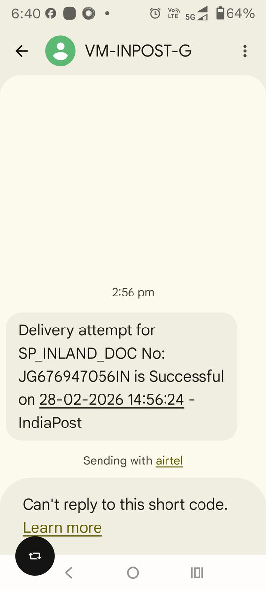 bimal812's tweet photo. @IndiaPostOffice look below photos . Islampur, nalanda Post office made me call for my article delivey.but they didnot deliver.and I have received massage that attempted successfull.look into matter please https://t.co/Xemm4mZycp