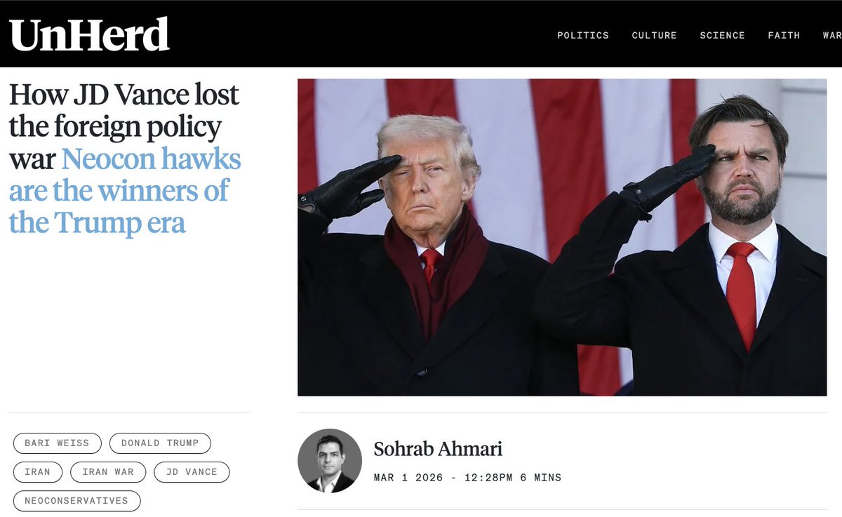 How did the hawks end up the winners of the Trump era?

I offer several explanations in my latest: 
1. The GOP is still structurally Old Right--and just old.
2. Anti-woke-ism served as new skin for old wine.
3. The hawks pushed the idea that no ground troops => no regime change.