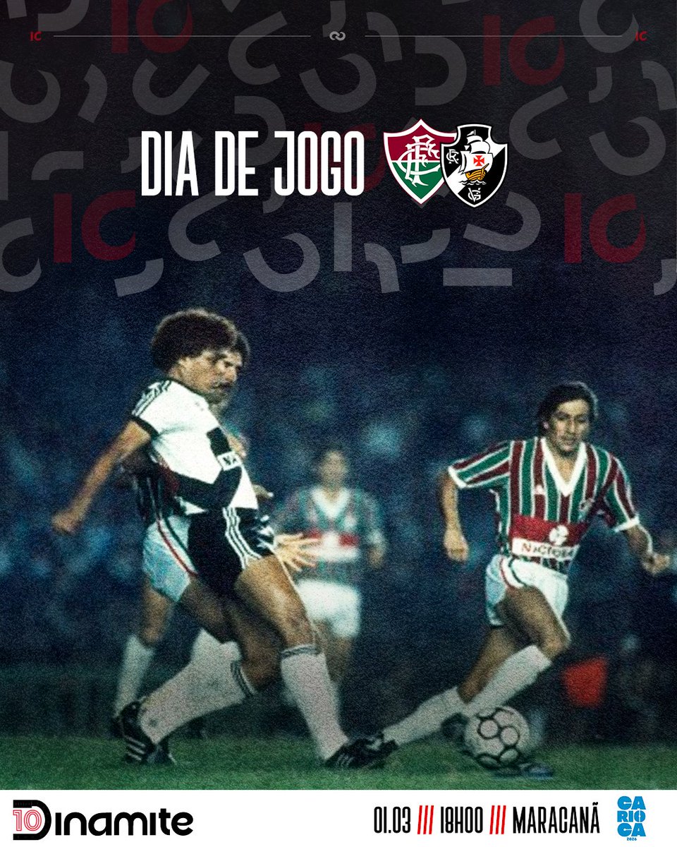 Dia de semifinal e dia de aniversário da Cidade Maravilhosa! 💢

Vamos em busca da virada e da vaga na final do <a href="/Cariocao/">Cariocão</a> 💪

🆚️ Fluminense
⏰️ 18h
🏟 Maracanã

#Vasco #Cariocão