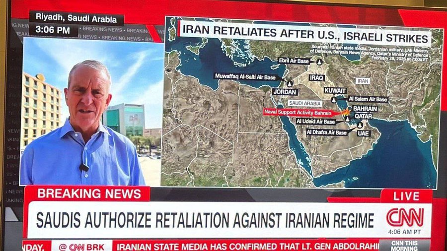 Saudi Arabia are being pulled into the war. Iran will now open another front in Yemen by activating the Houthis. It increasingly looks like we are heading toward a major regional war in the Middle East. It seems unlikely Trump has control over this anymore. 🇸🇦🇾🇪🇮🇷