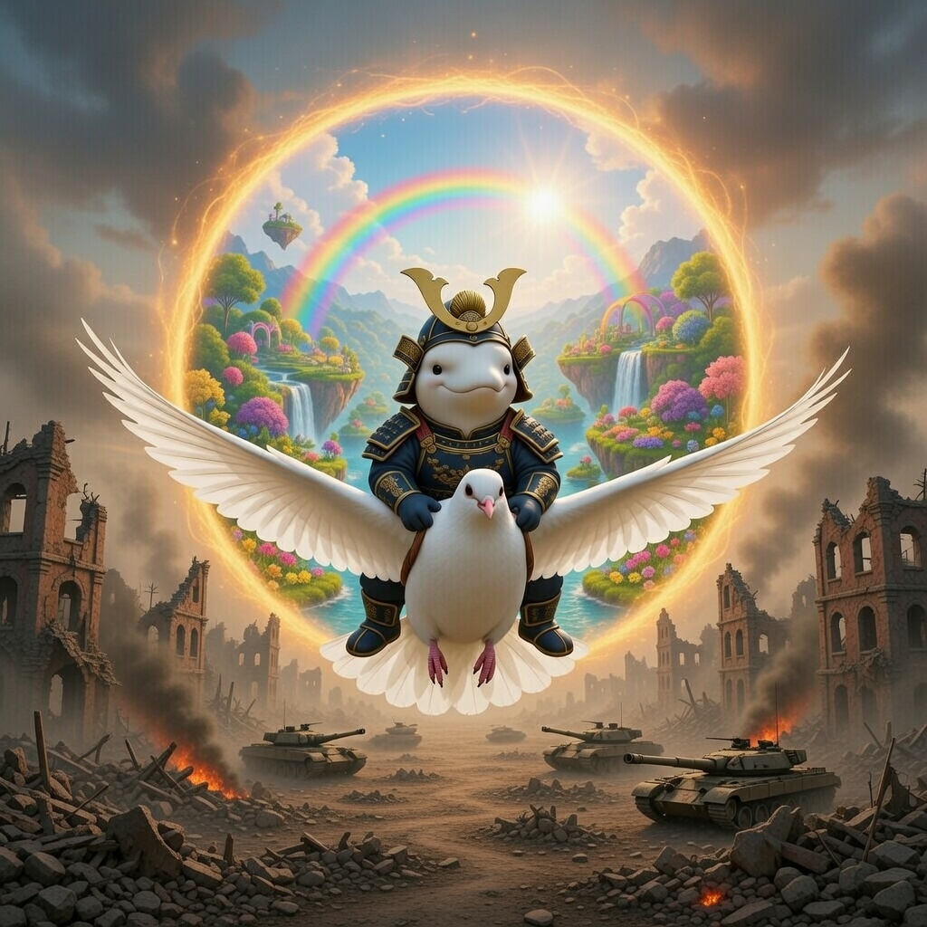 Bai Jing wants to offer everyone a heartfelt message during these difficult times of war and give them the confidence that better times will always come after this mess.

Let there be Peace.