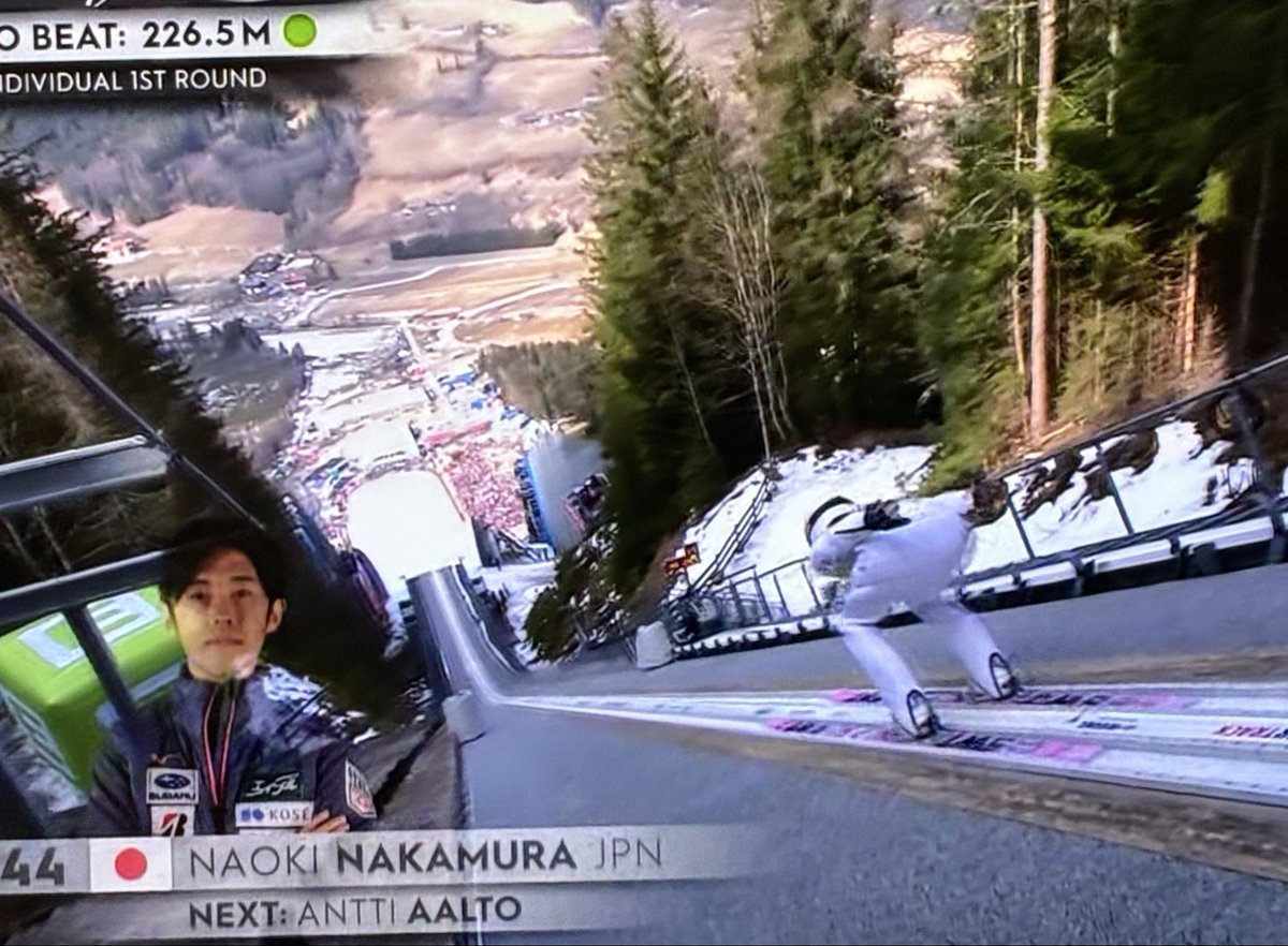 iTakato321's tweet photo. 中村選手🇯🇵がんばれ
#skyjumping #スキージャンプ https://t.co/iCuvRKw8D3