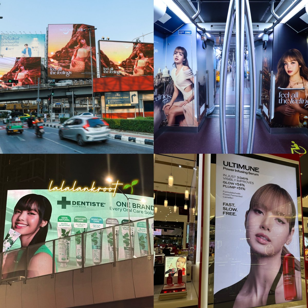 แล้วพวกที่ไม่ชอบชีลิซ่าจะอยู่ยังไง เพราะตอนนี้ต้องเห็นหน้าลิซ่าทั่วประเทศไทยเลย ทั้งในห้าง บนบีทีเอส สนามบินและก็ป้ายใหญ่ตามจุดต่างๆอีกมากมาย

 #LISA <a href="/wearelloud/">LLOUD</a>