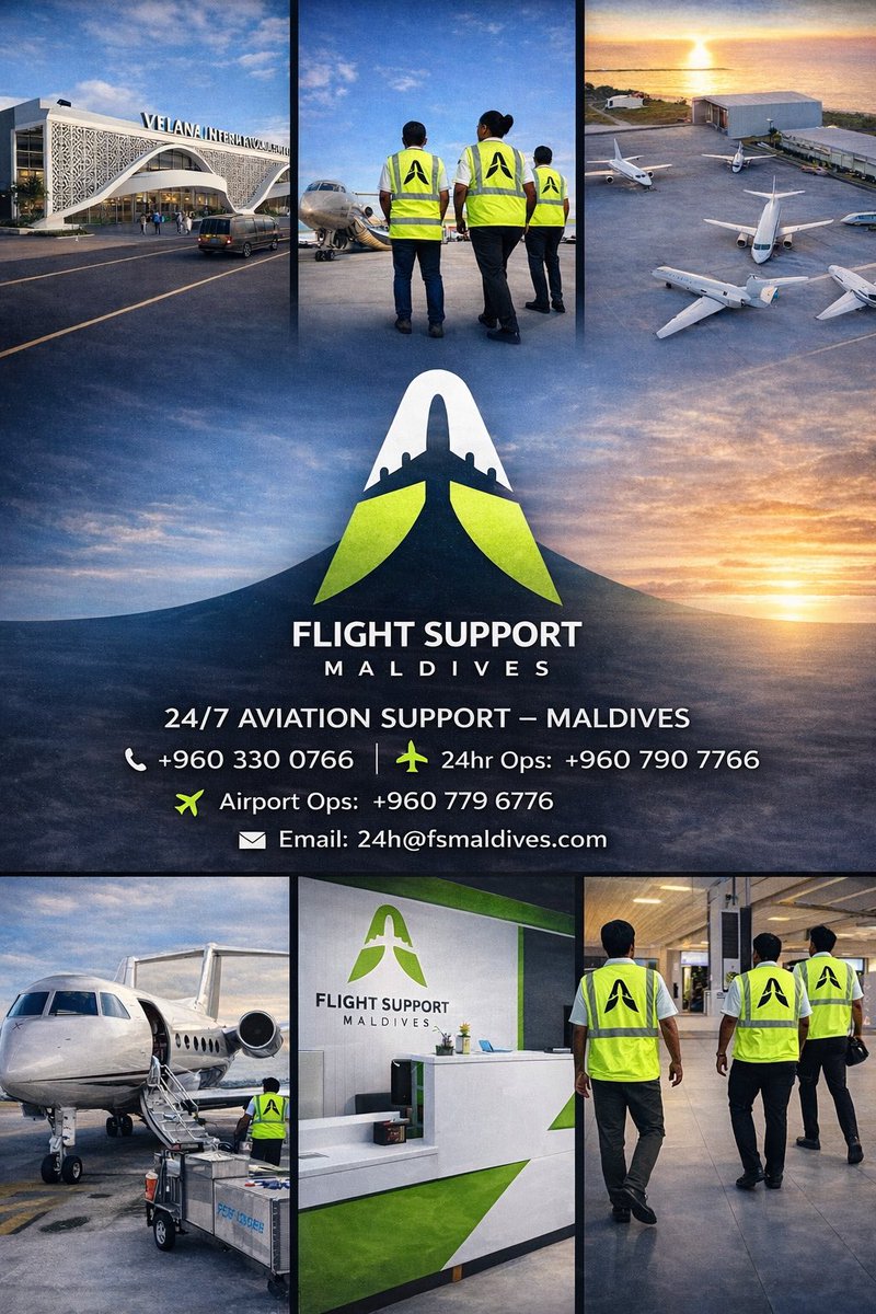Flight Support Maldives tweet media