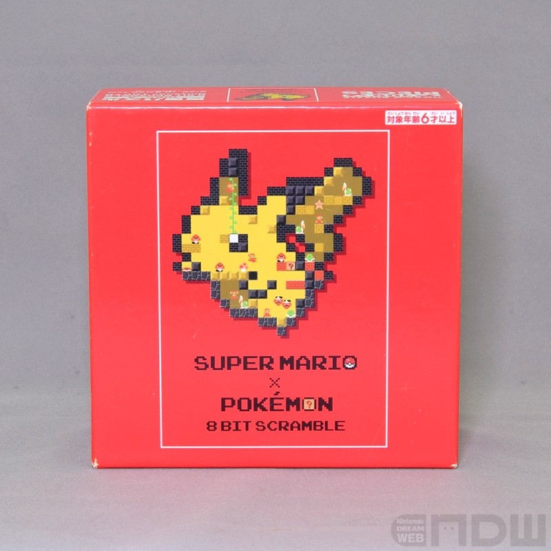 マリオ×ポケモンのドットをデザインしたコラボグッズ【kikaiのマリオ