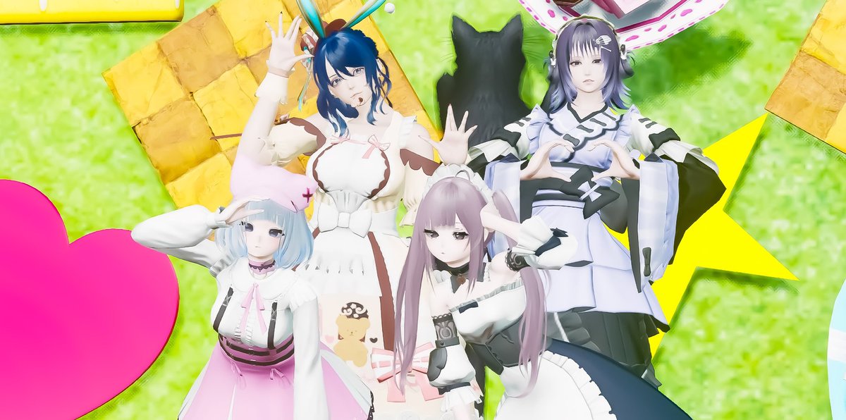 #ふりバレ撮影会 #PSO2NGS_SS
おりさんとあやさんとLiberuさん
と4人で📸これからも末永く仲良くしてね🐰
(  * ॑꒳ ॑*)⸝ᵗʱᵃᵑᵏᵧₒᵤ
( <a href="/LiberuPSO2NGS/">Liberu</a>)
(<a href="/ayapi_eve/">あやぴー@Ship4旅行中</a>)
(<a href="/Terumi6666/">折折木</a>)