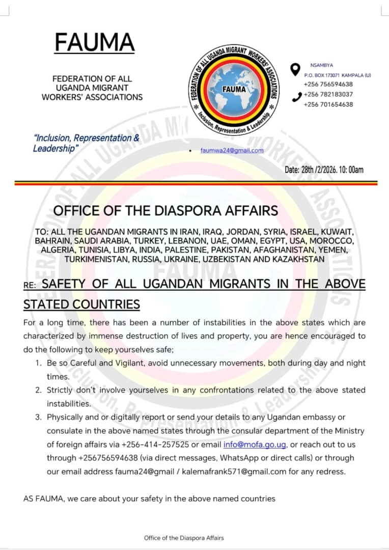 Mrolokakeneth's tweet photo. To all the Ugandan Migrants https://t.co/TSu8Hkh3Rw