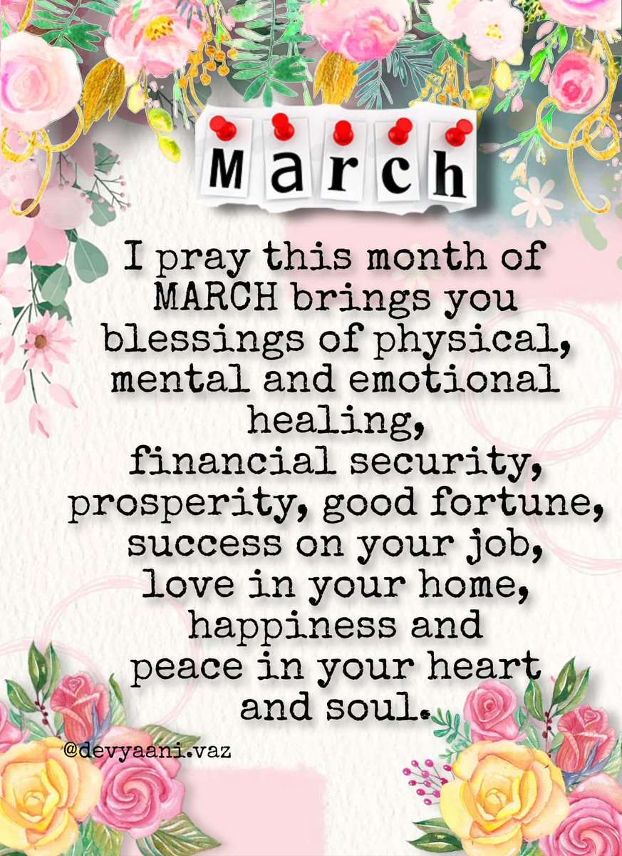 EmmaHomer9's tweet photo. ♥️🌹Goodbye February ♥️ 🌹
🌸💐Welcome March 🌼 💐
I hope this month is good to you all ✨️💝
#goodbyefebruary #hellomarch🌸 https://t.co/NPZH33xDES