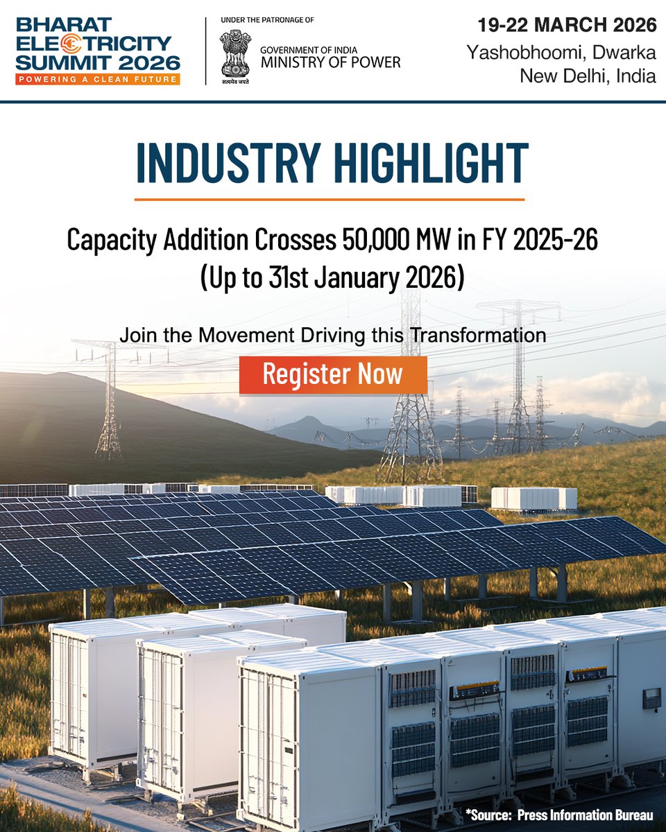 Bharat Electricity Summit tweet media