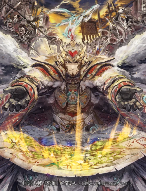 SEGA様の「三国志大戦」が、2/26にサービスを終えられました。君主の皆様の大切な思い出の片隅に、描かせていただいたイラストがあれば冥利につきます。戦国に続きとても思い入れのあるお仕事のひとつです、ありがとうございました!そして現在稼働中の英傑、大戦シリーズの今後も益々の輝きであります