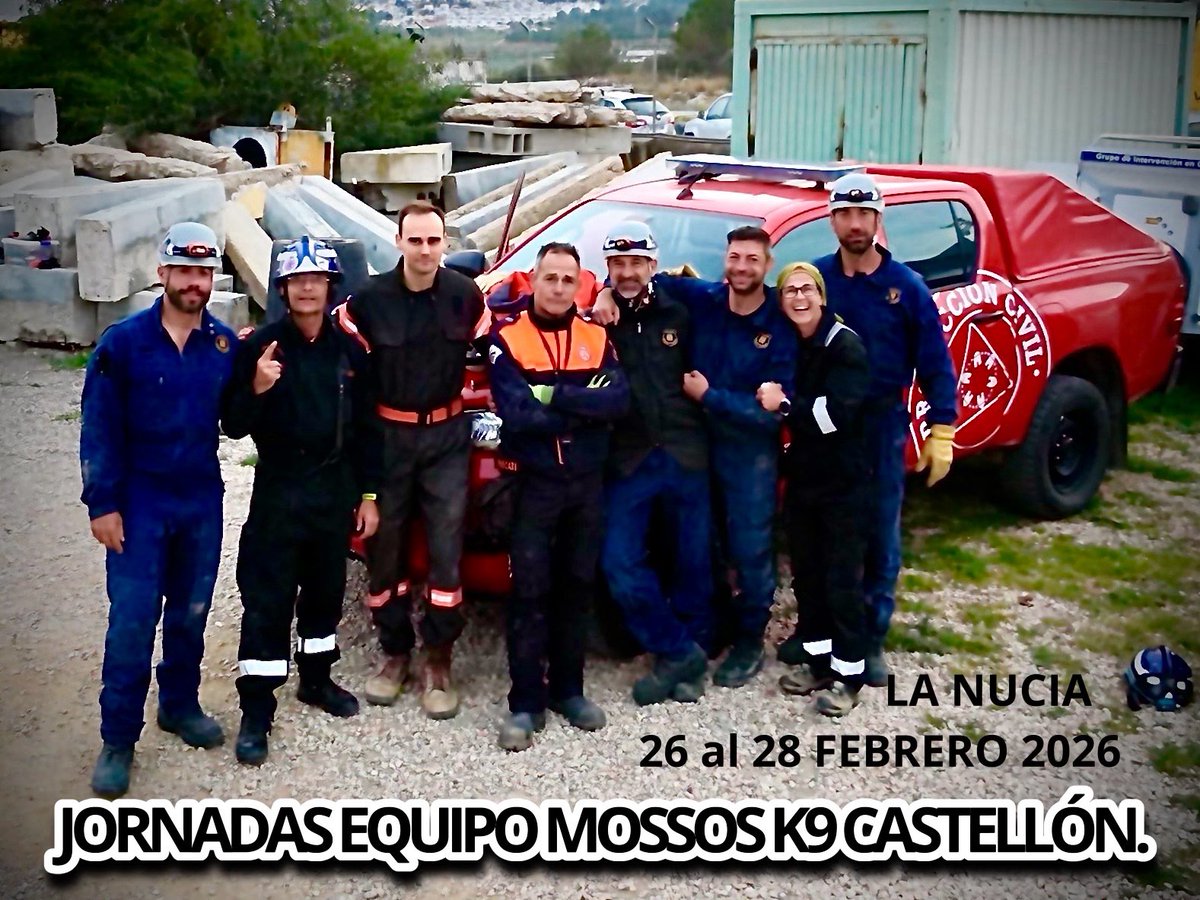 K9Rescate's tweet photo. SER PROFESIONAL ES VOLUNTARIO.

Tres días de trabajo real
Gracias a la Unitat Canina dels Mossos d’Esquadra y a mis compañeros de la Unidad Canina de Búsqueda y Rescate de Castellón
Siempre hay margen de mejora. https://t.co/MjzZwpy9cz