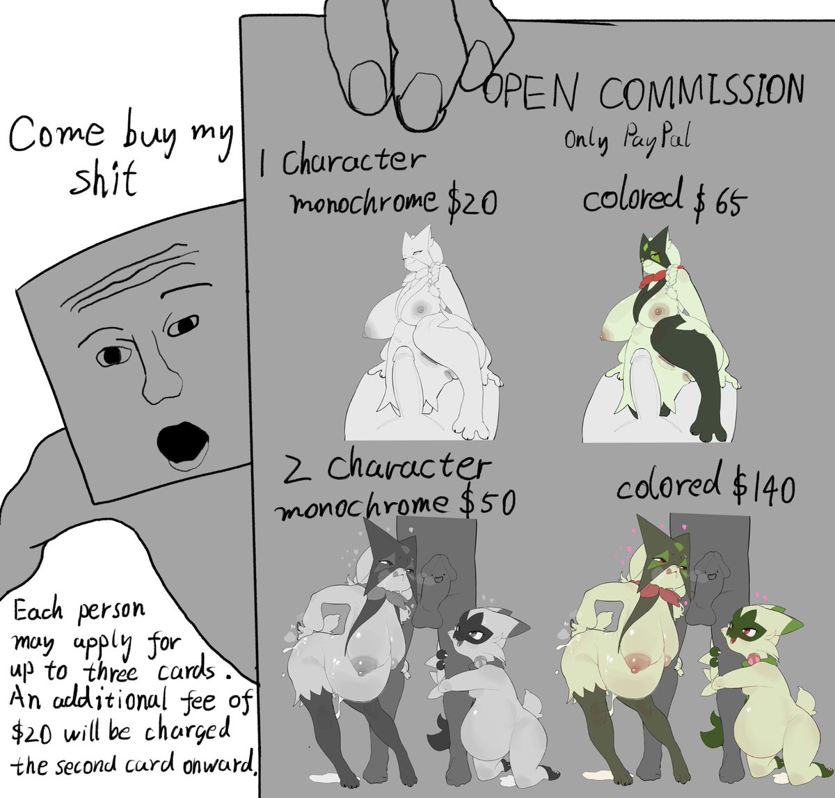 265🔞(Commission close) tweet media