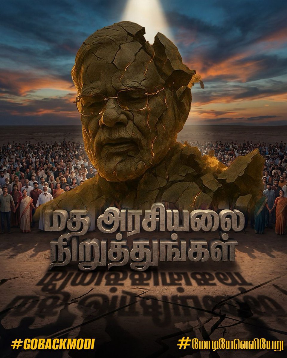INCTamilNadu's tweet photo. Central funds slashed. State autonomy attacked. Tamil language sidelined. This is not the India our Constitution promised. #GoBackModi #மோடியேவெளியேறு https://t.co/F6qhorwoqs