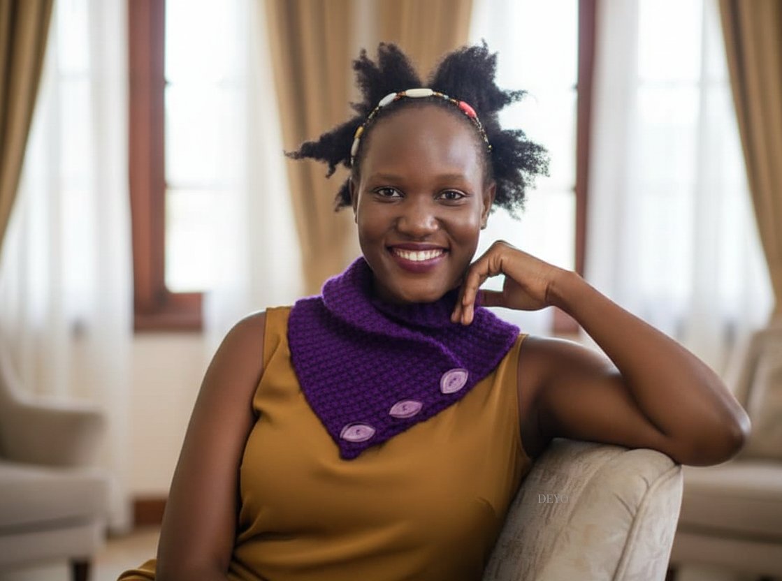 ayenyo1's tweet photo. A neck warmer like no other.
For only UGX85K, you can own one just like this purple one, but in your preferred colour.

If you like the hound's tooth pattern (F2), all you have to do is say it! That goes for only UGX65K 

These snoods/neckwarmers are unisex 

#deyo #crochet https://t.co/UCgEVH8pA9