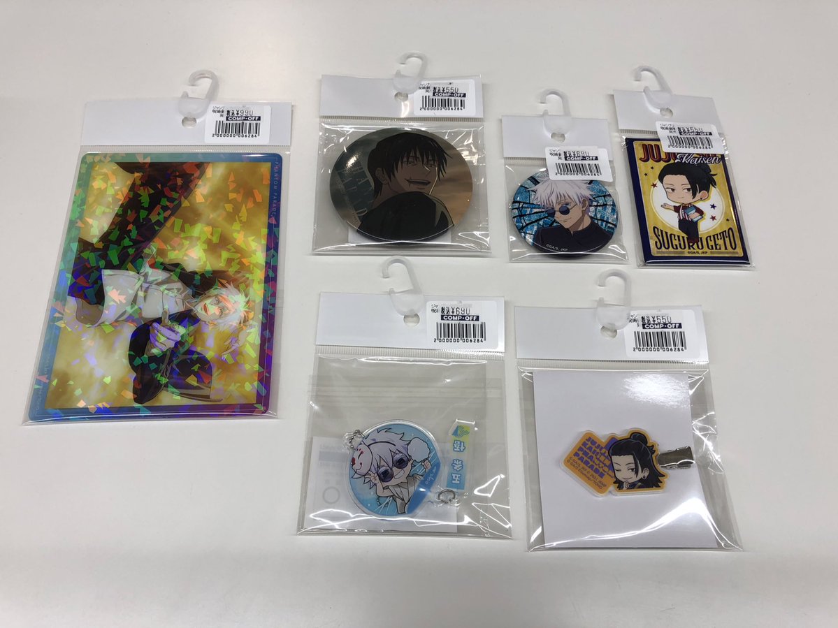 ✨入荷情報✨ 呪術廻戦 缶バッジ、アクリルスタンド、アクリル