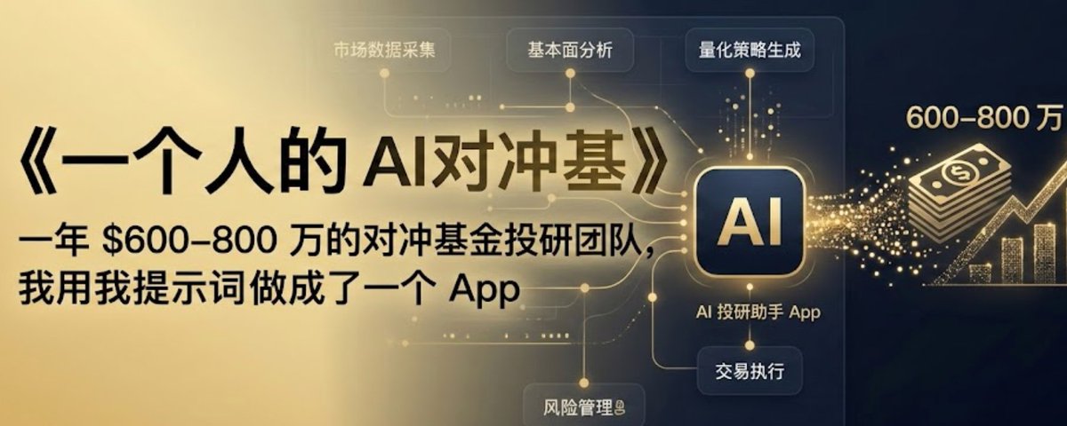 A $6–8 Million Hedge Fund Research Team, I Built It Into an App Using Prompts