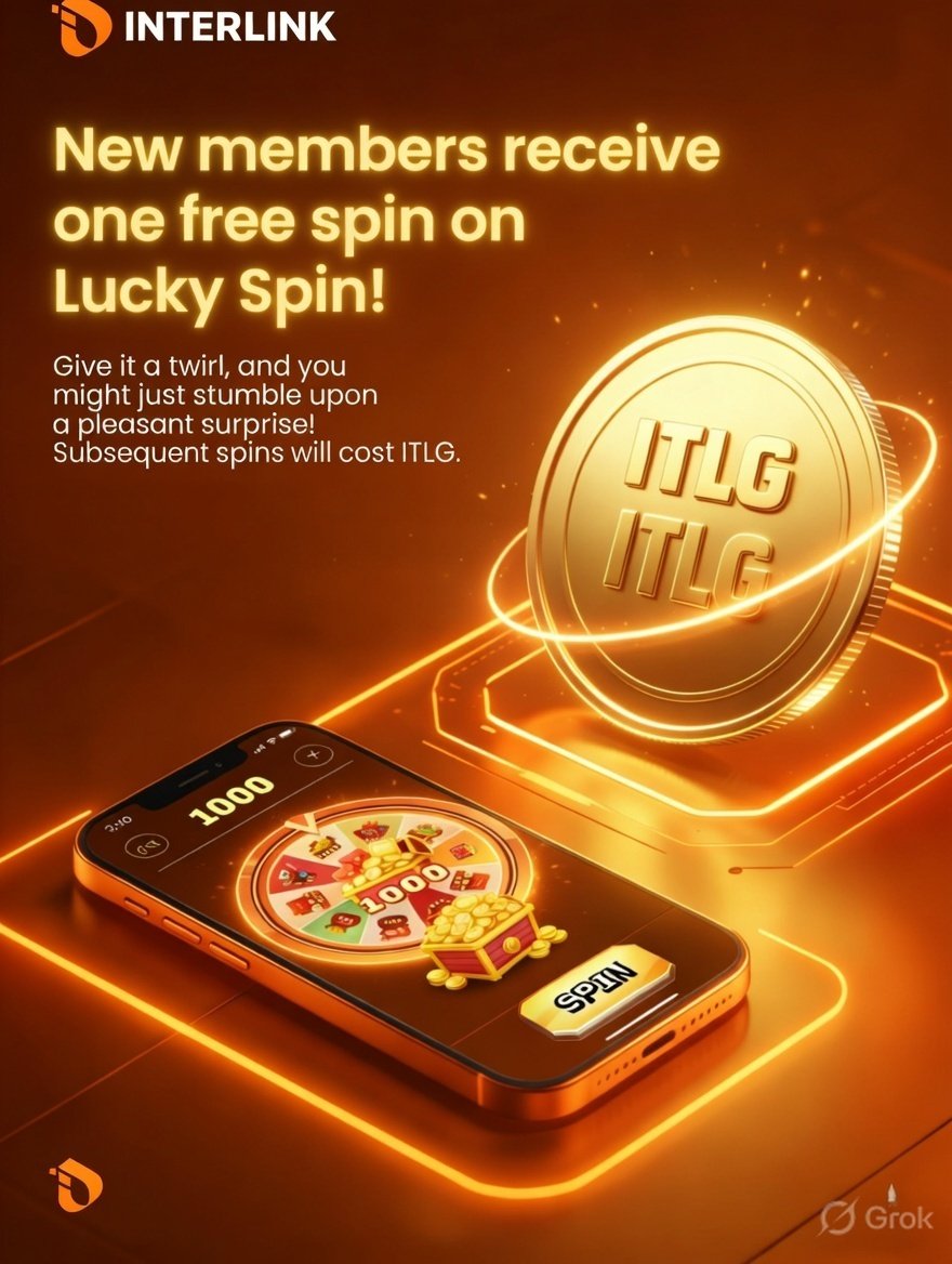 ReddyChinn72922's tweet photo. New members receive one free spin on Lucky Spin! Give it a twirl, and you might just stumble upon a pleasant surprise!
Subsequent spins will cost ITLG.
Leave your footprint in the comments section and share your results!
#ITLG #ITL #InterLink #OnChainGains #CycleRecovery https://t.co/RYhRMfq2jF