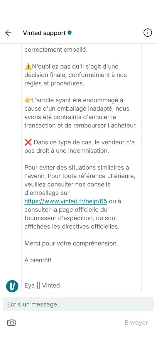 Voilà pourquoi vous ne devez plus JAMAIS utiliser <a href="/vinted/">Vinted</a>. Vraiment. L’acheteuse a ouvert un litige avec une photo générée par IA, et <a href="/vinted/">Vinted</a> valide son litige sans la moindre hésitation.