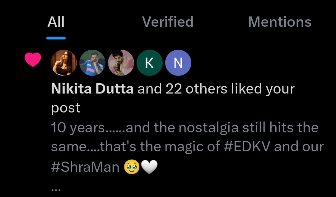 peacefulpetals3's tweet photo. Love you Sumo🥰❤️
This made my day.......Thank you so much! 🤍✨

#NikitaDutta #NamikPaul
#EkDujeKeVaaste #ShraMan https://t.co/lEXARxErff