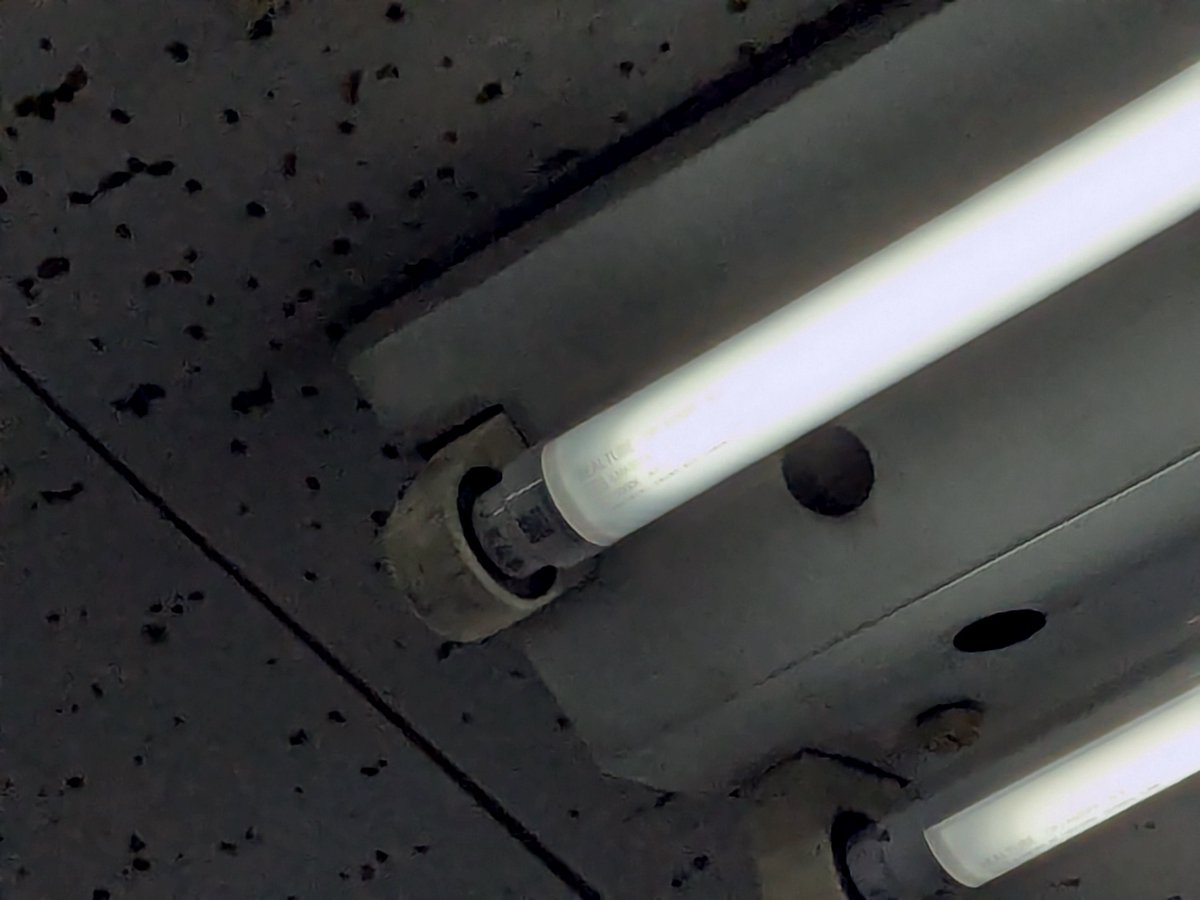 bikkuri7's tweet photo. 点灯管が抜かれて直管LED化されていた🫠
オプティプラスの「REALTUBE」PRシリーズかな🤔 https://t.co/g0BidbEDDr