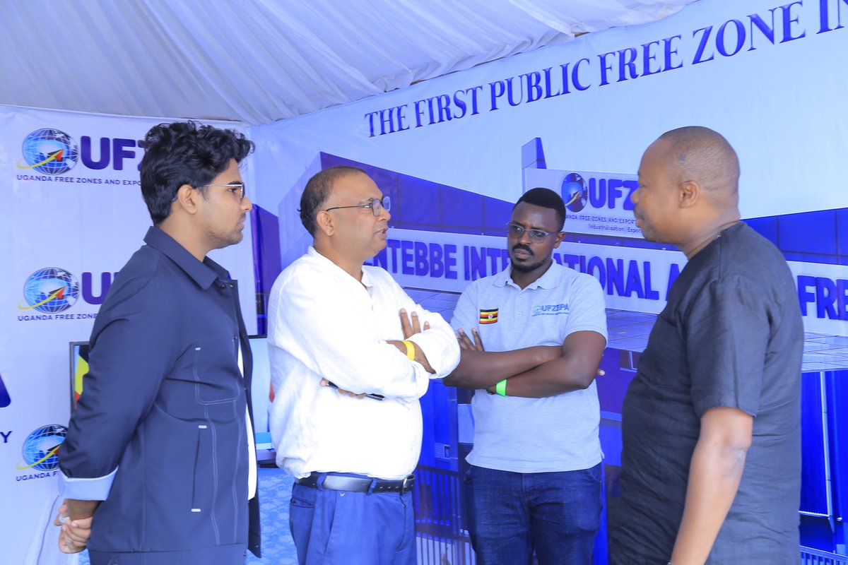 ufzepa's tweet photo. Day 2:
The @ED_UFZEPA was at our stall at #HarvestMoneyExpo2026  to engage the public about facilitating companies to export their products and services as we make Uganda, Africa’s Manufacturing and Export Hub
#FreeZonesandExportsUG https://t.co/Jarn5t0ntu