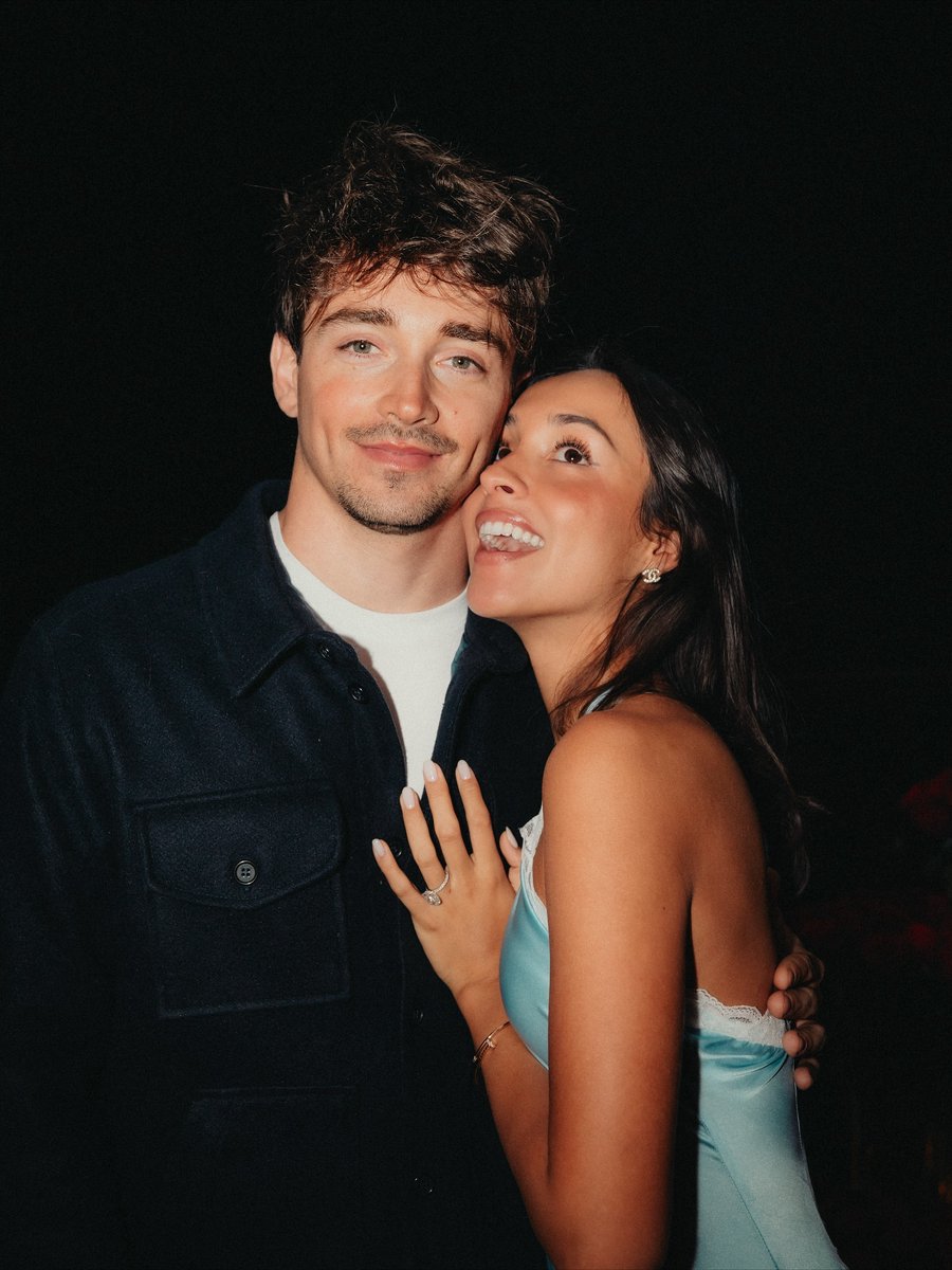 populicc's tweet photo. F1 pilotu Charles Leclerc, sevgilisi Alexandra Saint Mleux ile evlendi. https://t.co/tGzcJvFsw5