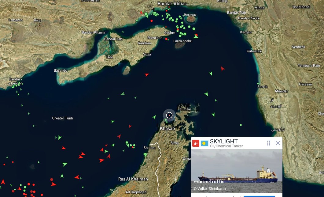 Oil Tanker Skylight Targeted Near Oman's Strait of Hormuz...