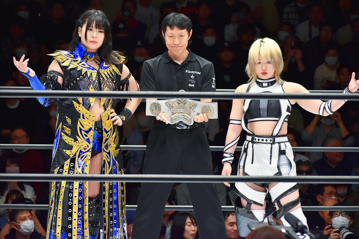 kQYa7orLnn3yKIH's tweet image. 2026.2.28　後楽園ホール
ド正面席だったので①

#HANAKO #鉄アキラ
#STARDOM