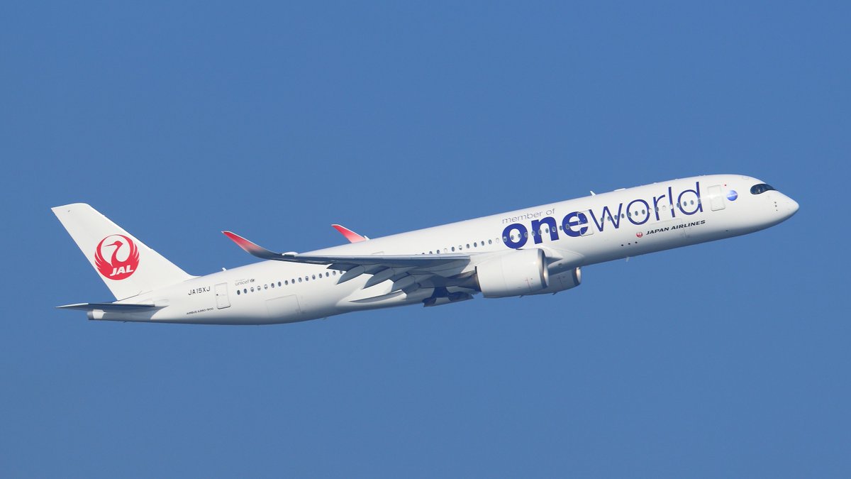 member of oneworld JAL A350-900 JA15XJ #羽田空港 #飛行機写真