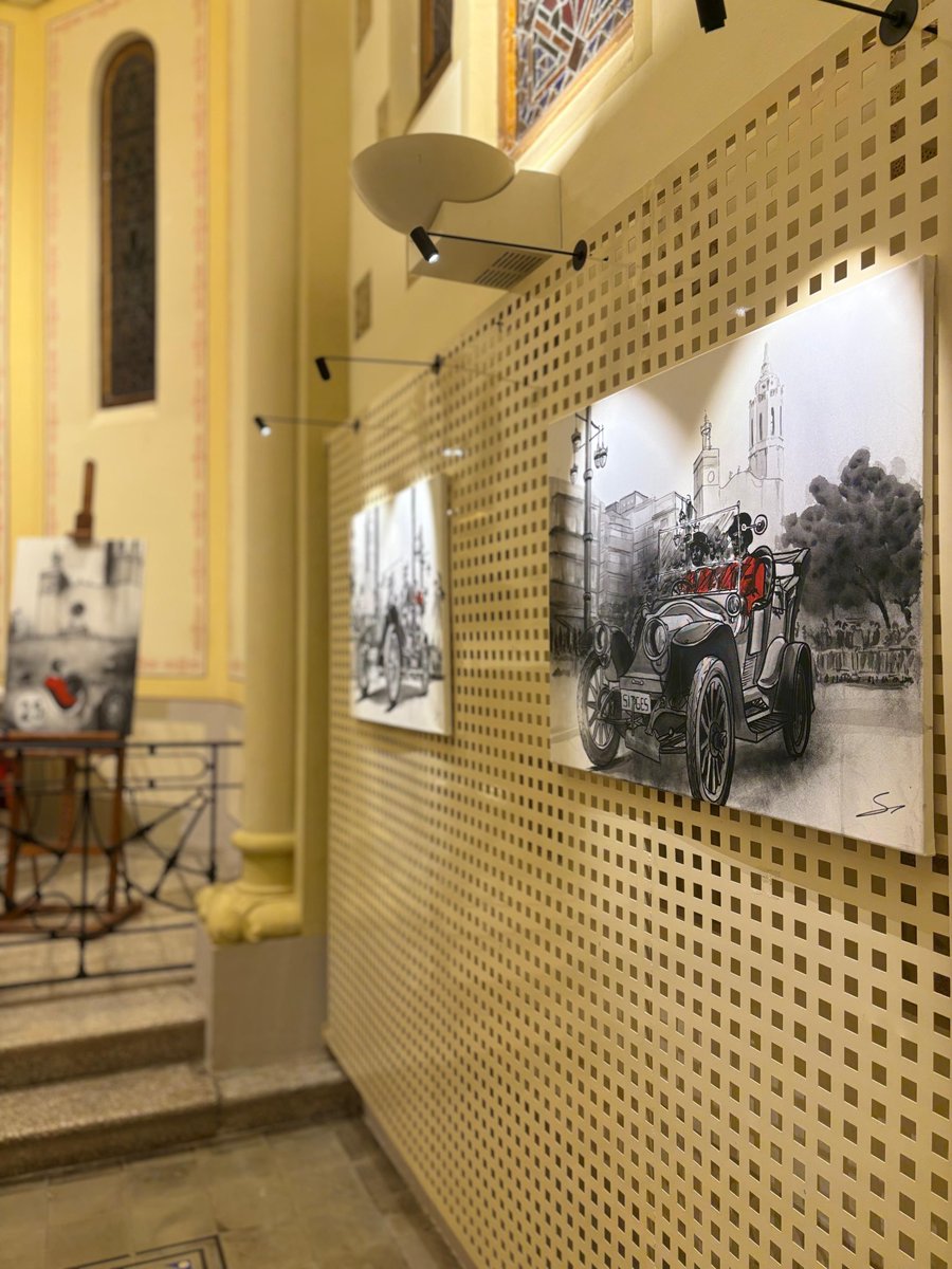 funavemaria's tweet photo. Avui és el gran dia del @rallisitges! 🚗
Si veniu a gaudir dels cotxes històrics, passeu també per la Fundació Ave Maria i descobriu l'exposició de Sergi Mestres, Retro-visió, accents d’època. 🎨🔥
🕚 Obert avui d’11:00 a 14:00 h
#FonsdArt #Ralli #RalliSitges https://t.co/KgrVsJbQbS