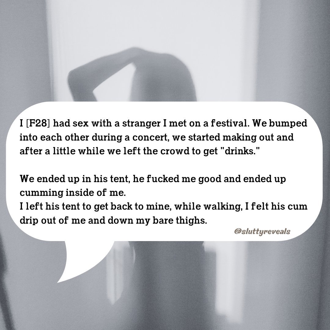 SluttyReveals's tweet photo. Unprotected sex at festivals? 🙏📿 https://t.co/Q4D8fpXkh8