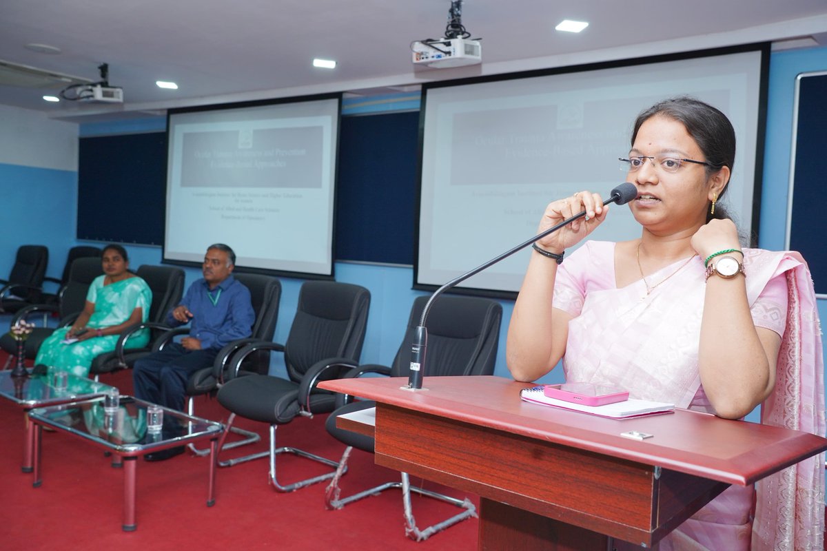 Avinashi641043's tweet image. Awareness Initiative on Ocular Trauma Prevention 

The Department of Optometry is organising an awareness programme to educate students and staff on preventing occupational eye injuries and promoting safe laboratory and workplace practices.

#EyeSafety #VisionCare