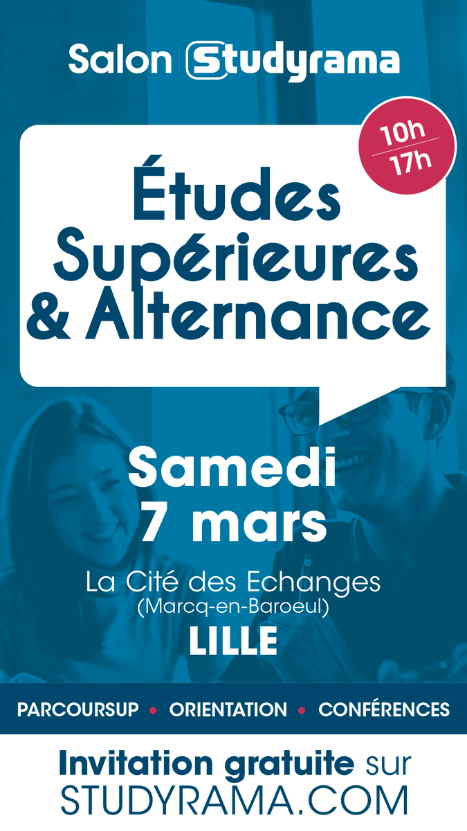 Prepas_UPS's tweet photo. 🗓️Salon @studyrama de Lille du samedi 7 mars !

💡Nous y répondrons à toutes vos questions sur les #CPGE scientifiques, comment y accéder et que faire après cette formation de haut niveau et gratuite !

⏺️https://t.co/xbWkSIqCFc

@s_grandesecoles https://t.co/ePPey57Gs7